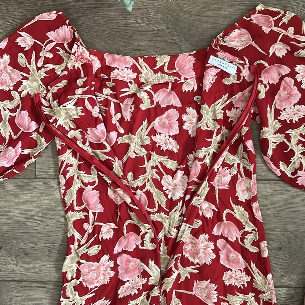 FLYNN SKYE Hampton Mini Ruby Poppy Size Small - Picture 6 of 8